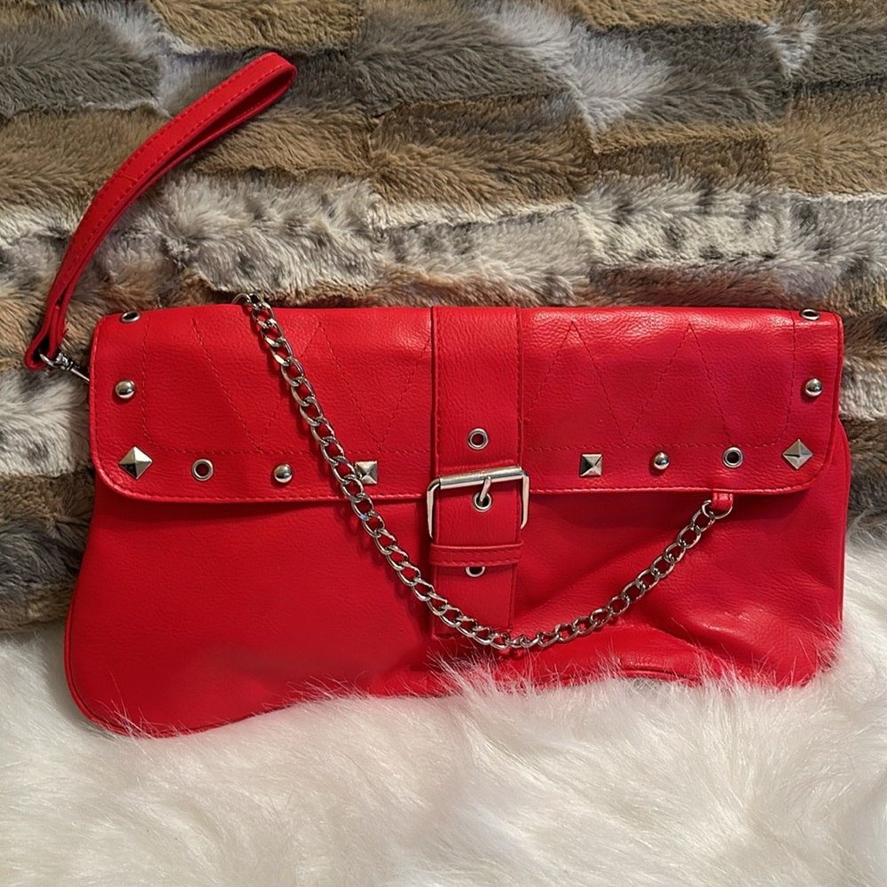Red purse. No Brand tag
